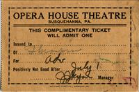 OperaHouseTicket (Susquehanna, PA)